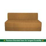 Dolphin Zeal 2 Seater Sofa Bed-Burnish- 4ft x 6ft with Free micro fiber Designer cushions