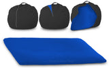 DOLPHIN FATBOY Bean Bag with Multi Use-Black/R.Blue-FILLED(with Beans)