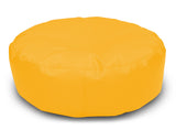 Dolphin Round Floor Cushions YELLOW-Filled (With Beans)