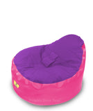 Dolphin Baby Holder Bean Bag Pink/Purple-Filled (With Beans)
