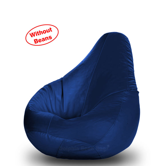 DOLPHIN M Regular BEAN BAG-N.Blue-COVER (Without Beans)