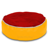 Dolphin Pets Bean Bag Yellow/Red-Filled (With Beans)
