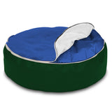 Dolphin Pets Bean Bag B.Green/ROYAL-Cover (Without Beans)
