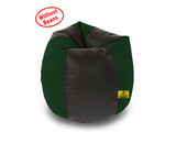DOLPHIN XL BLACK&B.GREEN BEAN BAG-COVERS(Without Beans)