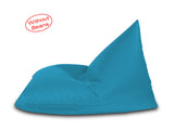 Dolphin Jumbo Pyramid Bean Bags-TURQOISE-Cover (without Beans)