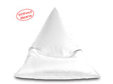 Dolphin Jumbo Pyramid Bean Bags-WHITE-Cover (without Beans)