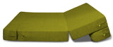 Dolphin Zeal 1 Seater Sofa Bed-Green- 3ft x 6ft with Free micro fiber Designer cushions