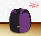 DOLPHIN XL Black/Purple-FABRIC-COVERS(without Beans)