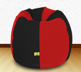 DOLPHIN XXXL Black/Red-FABRIC-FILLED & WASHABLE (with Beans)