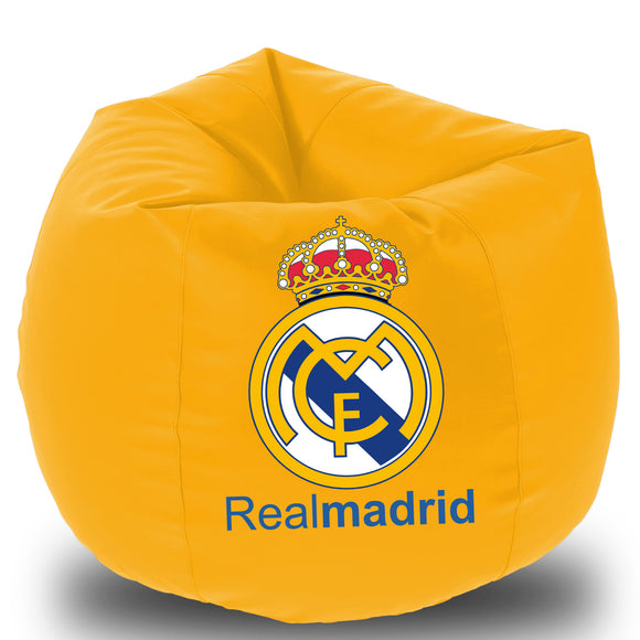 Dolphin Printed Bean Bag XXL- Real Madrid- Without Beans (Covers)