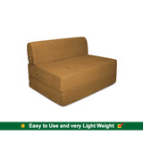 Dolphin Zeal 1 Seater Sofa Bed- Burnish - 2.5ft x 6ft with Free micro fiber Designer cushions