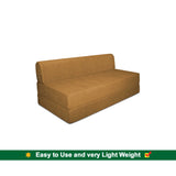 Dolphin Zeal 2 Seater Sofa Bed-Burnish- 4ft x 6ft with Free micro fiber Designer cushions