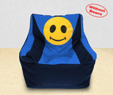 DOLPHIN XXL Beany Chair-Smiley N.Blue/R.Blue-Cover (Without Beans)