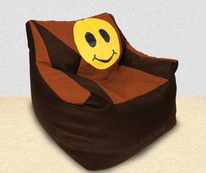DOLPHIN XXXL Beany Chair-Smiley Brown/Tan-Filled (With Beans)