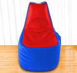 DOLPHIN XXL Boot Shape Recliner R.Blue/Red-Filled (With Beans)