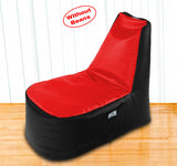 DOLPHIN XXL Boot Shape Recliner Black/Red-Cover (Without Beans)