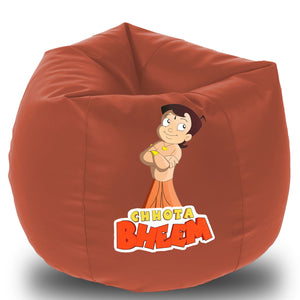 Dolphin Printed Bean Bag XXL- Chota Bhim- Without Beans (Covers)