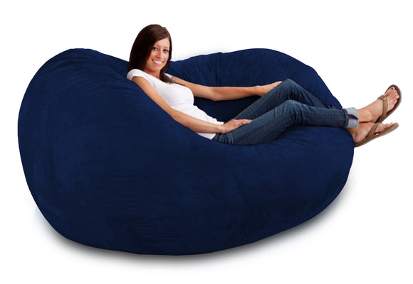 DOLPHIN FATBOY BEAN BAG -N.BLUE-FILLED(with Beans)
