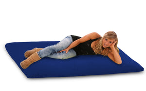 DOLPHIN FATBOY Bean Bag with Multi Use-Black/N.Blue-FILLED(with Beans)