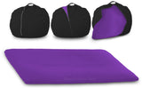DOLPHIN FATBOY Bean Bag with Multi Use-Black/Purple-FILLED(with Beans)
