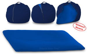 DOLPHIN FATBOY Bean Bag with Multi Use-N.Blue/R.Blue-Cover (without Beans)