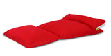 Dolphin Lounger-RED-Fabric-Filled (With Beans)