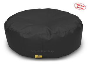 Dolphin Round Floor Cushions Black-Cover ( Without Beans)