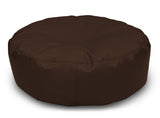 Dolphin Round Floor Cushions BROWN-Filled (With Beans)