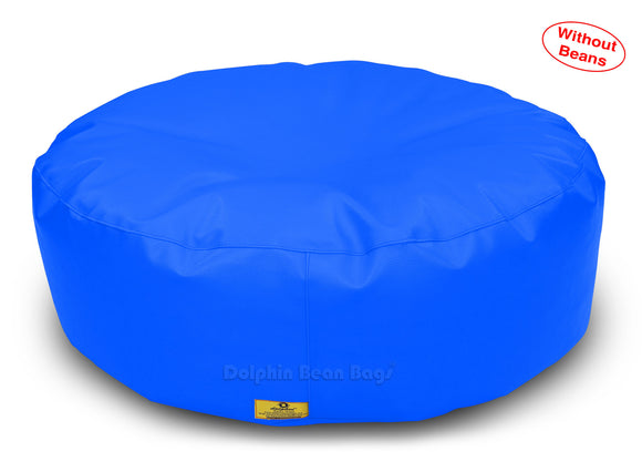 Dolphin Round Floor Cushions R.BLUE-Cover ( Without Beans)