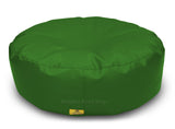 Dolphin Round Floor Cushions BOTTLE-GREEN-Filled (With Beans)