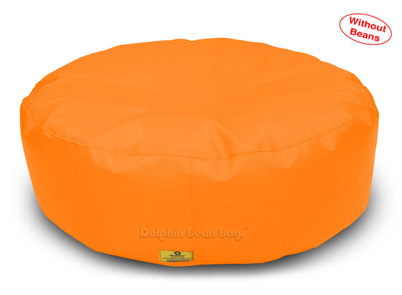 Dolphin Round Floor Cushions ORANGE-Cover ( Without Beans)