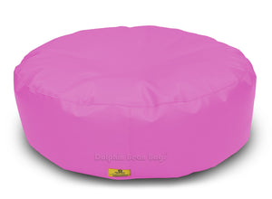 Dolphin Round Floor Cushions PINK-Filled (With Beans)