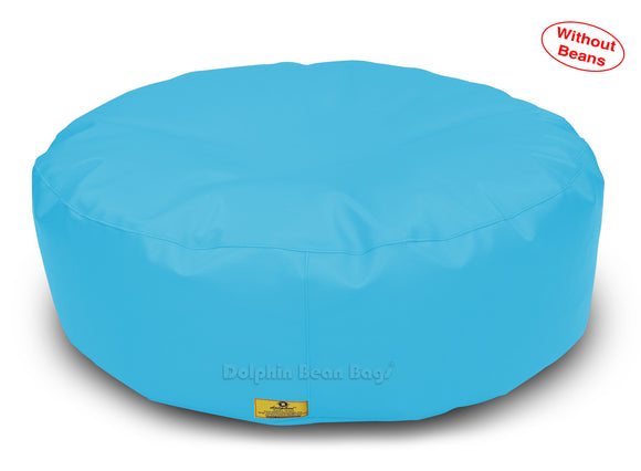 Dolphin Round Floor Cushions TURQOISE-Cover ( Without Beans)