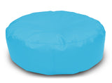 Dolphin Round Floor Cushions TURQOISE-Filled (With Beans)