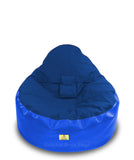 Dolphin Baby Holder Bean Bag R.Blue/R.Blue-Filled (With Beans)