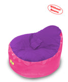 Dolphin Baby Holder Bean Bagu Pink/Purple-Cover (without Beans)