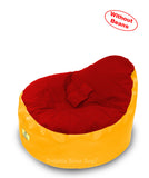 Dolphin Baby Holder Bean Bags Yellow/Red-Cover (without Beans)