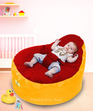 Dolphin Baby Holder Bean Bag Yellow/Red-Filled (With Beans)
