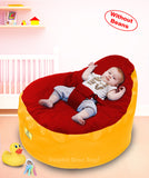 Dolphin Baby Holder Bean Bags Yellow/Red-Cover (without Beans)