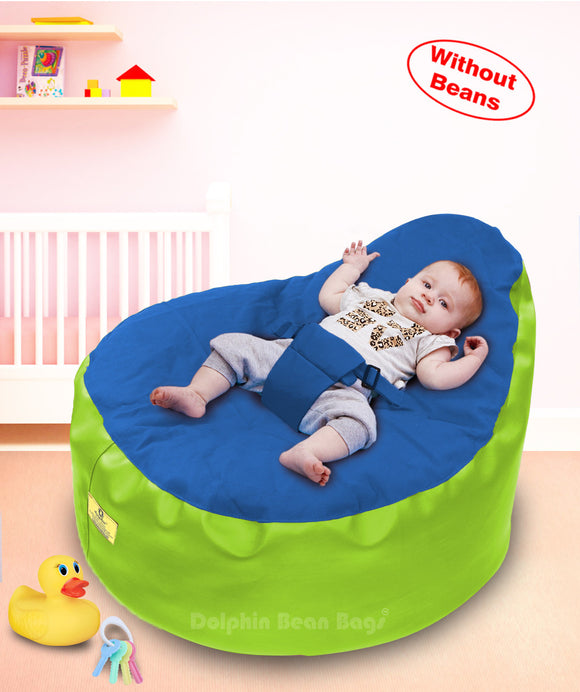 Dolphin Baby Holder Bean Bags F.Green/ROYAL Cover (without Beans)