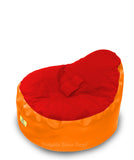 Dolphin Baby Holder Bean Bag Orange/Red -Filled (With Beans)