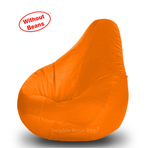 DOLPHIN L BEAN BAG-Orange-COVER (Without Beans)