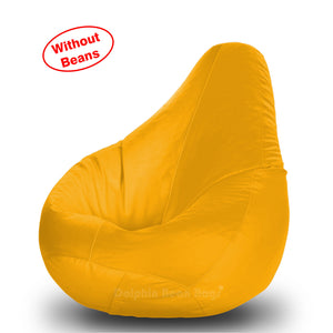 DOLPHIN L BEAN BAG-Yellow-COVER (Without Beans)