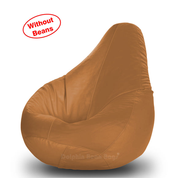 DOLPHIN L BEAN BAG-Fawn-COVER (Without Beans)