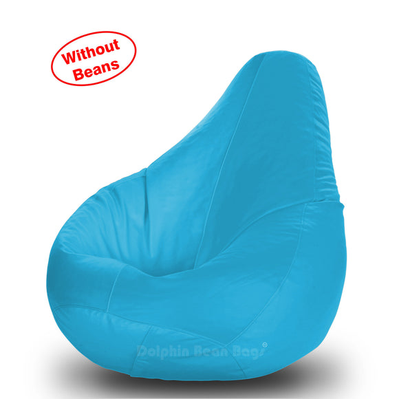 DOLPHIN L BEAN BAG-Turquoise COVER (Without Beans)