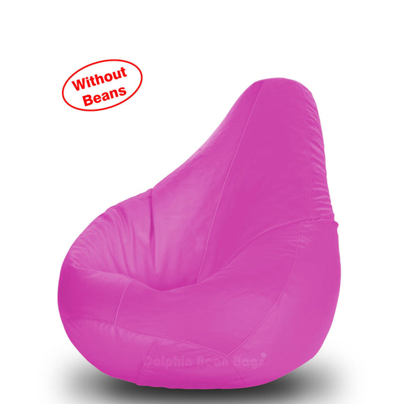 DOLPHIN M Regular BEAN BAG-Pink-COVER (Without Beans)