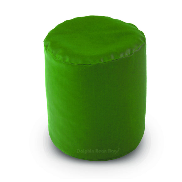 DOLPHIN ROUND PUFFY BEAN BAG-BOTTLE.GREEN-FILLED (With Beans)