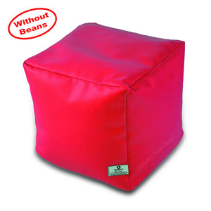 DOLPHIN SQUARE PUFFY BEAN BAG-PINK-COVER (Without Beans)