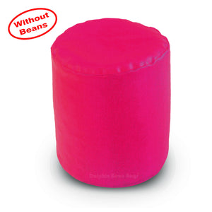 DOLPHIN ROUND PUFFY BEAN BAG-PINK COVER (Without Beans)