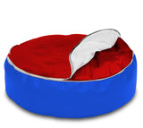 Dolphin Pets Bean Bag Red/R.Blue-Filled (With Beans)